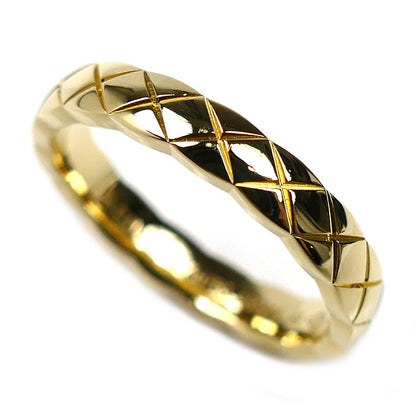 CHANEL シャネル K18YG イエローゴールド ココクラッシュ ミニ リング・指輪 J11794 9号 49 3.6g レディース【中古】【美品】