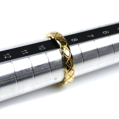 CHANEL シャネル K18YG イエローゴールド ココクラッシュ ミニ リング・指輪 J11794 9号 49 3.6g レディース【中古】【美品】
