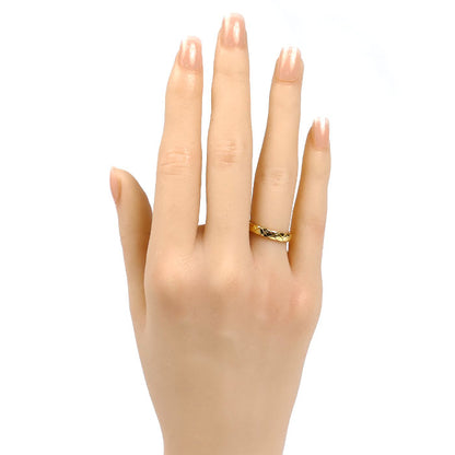 CHANEL シャネル K18YG イエローゴールド ココクラッシュ ミニ リング・指輪 J11794 9号 49 3.6g レディース【中古】【美品】