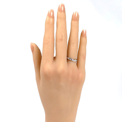 CHANEL シャネル K18WG ホワイトゴールド ココクラッシュ ミニ フルダイヤ リング・指輪 J11871 ダイヤモンド 9号 49 3.0g レディース【中古】【美品】