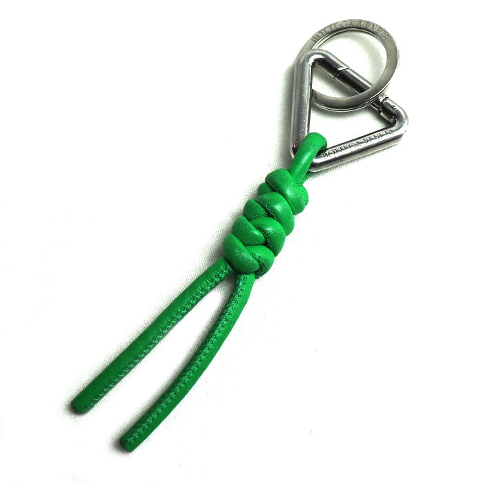 BOTTEGAVENETA ボッテガヴェネタ トライアングル キーリング キーホルダー パラキート ユニセックス【中古】