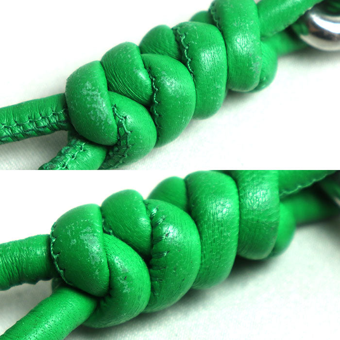 BOTTEGAVENETA ボッテガヴェネタ トライアングル キーリング キーホルダー パラキート ユニセックス【中古】