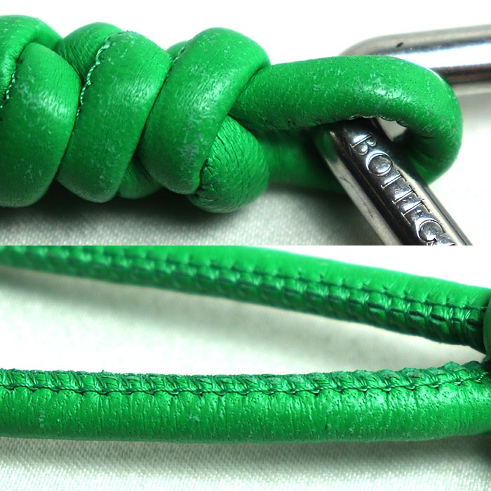 BOTTEGAVENETA ボッテガヴェネタ トライアングル キーリング キーホルダー パラキート ユニセックス【中古】