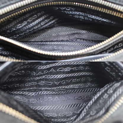 PRADA プラダ キルティング チェーンショルダー ショルダーバッグ ブラック BR4641 レディース【中古】