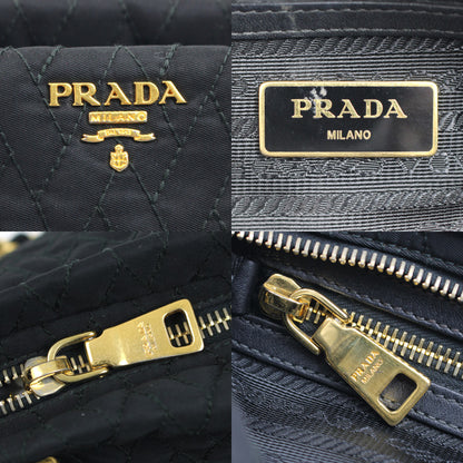 PRADA プラダ キルティング チェーンショルダー ショルダーバッグ ブラック BR4641 レディース【中古】