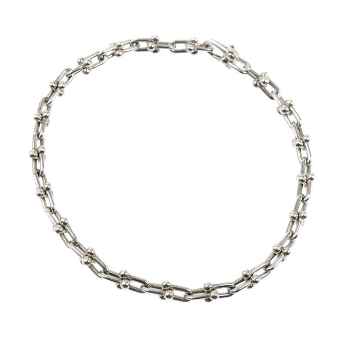 TIFFANY&Co. ティファニー シルバー925 ハードウェア マイクロリンク ブレスレット 60417059 6.4g 17cm ミディアム レディース【中古】