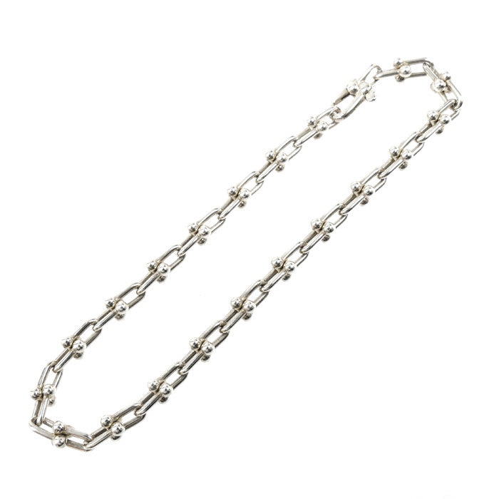 TIFFANY&Co. ティファニー シルバー925 ハードウェア マイクロリンク ブレスレット 60417059 6.4g 17cm ミディアム レディース【中古】