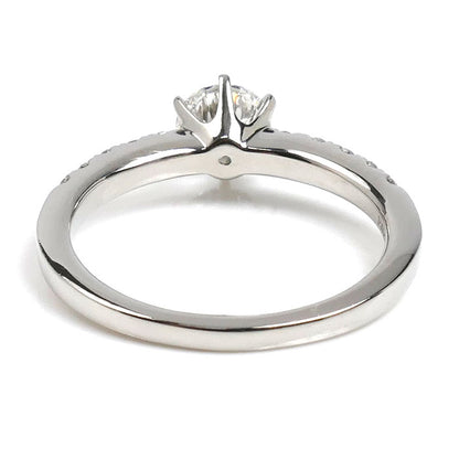 Pt900プラチナ リング・指輪 ダイヤモンド0.629ct/0.24ct 12号 4.2g レディース【中古】【美品】