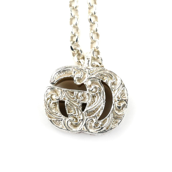 GUCCI グッチ シルバー925 ダブル G ネックレス ネックレス 770724 J8400 8106 5.4g 39/44cm レディース【中古】