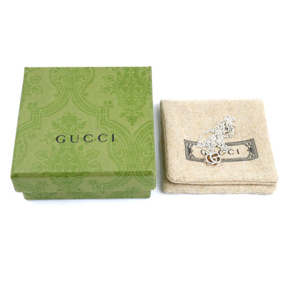 GUCCI グッチ シルバー925 ダブル G ネックレス ネックレス 770724 J8400 8106 5.4g 39/44cm レディース【中古】