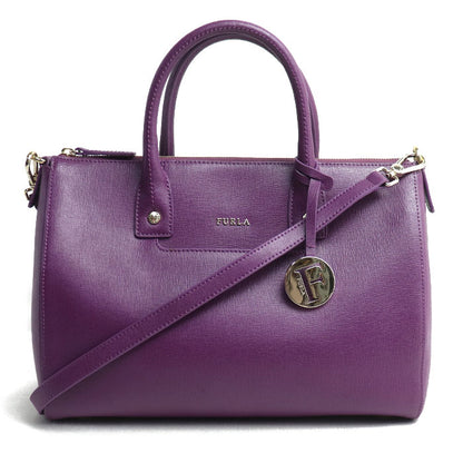 Furla フルラ リンダ 2Wayショルダーバッグ パープル レディース【中古】【美品】