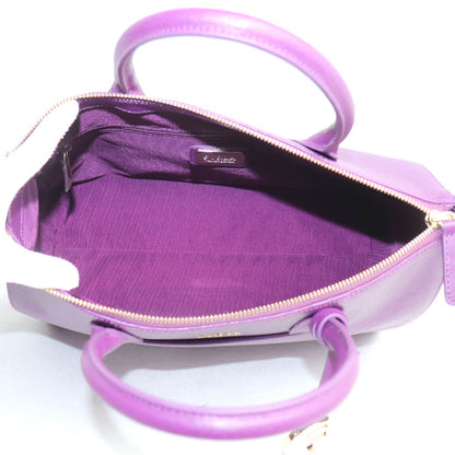Furla フルラ リンダ 2Wayショルダーバッグ パープル レディース【中古】【美品】