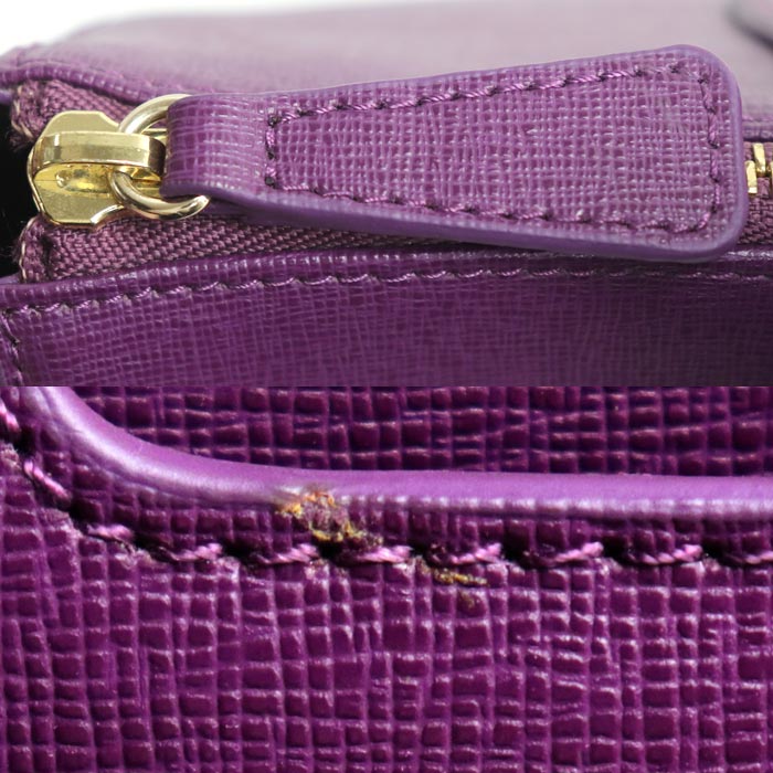 Furla フルラ リンダ 2Wayショルダーバッグ パープル レディース【中古】【美品】