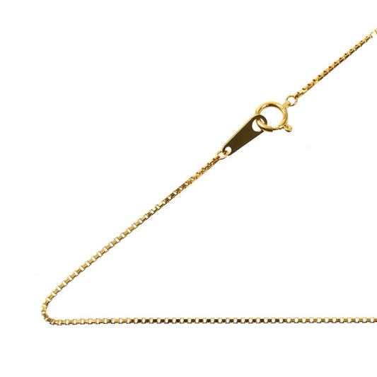 K18YG イエローゴールド ネックレス ベネチアン 4.4g 60cm レディース【中古】【美品】