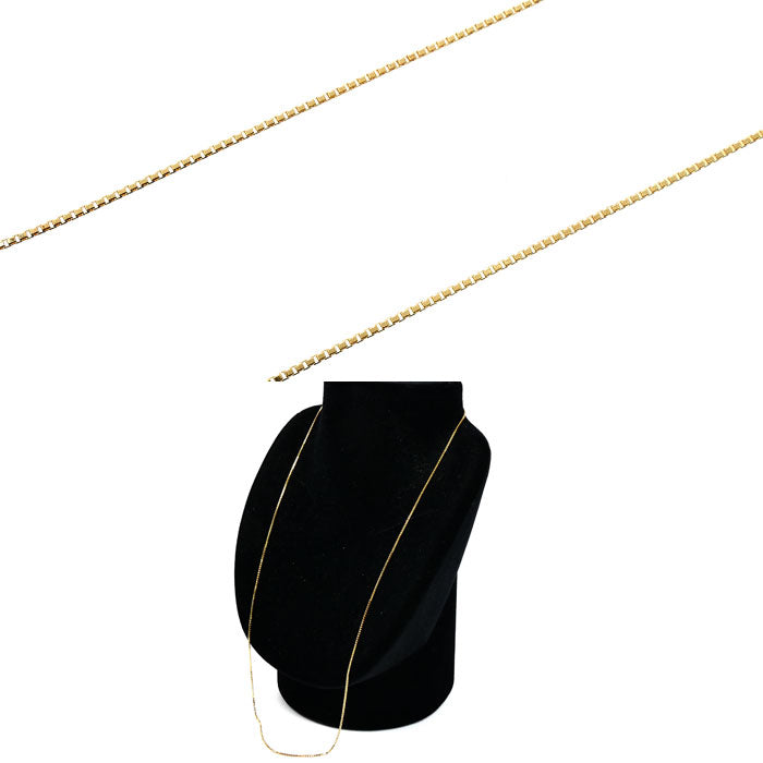 K18YG イエローゴールド ネックレス ベネチアン 4.4g 60cm レディース【中古】【美品】