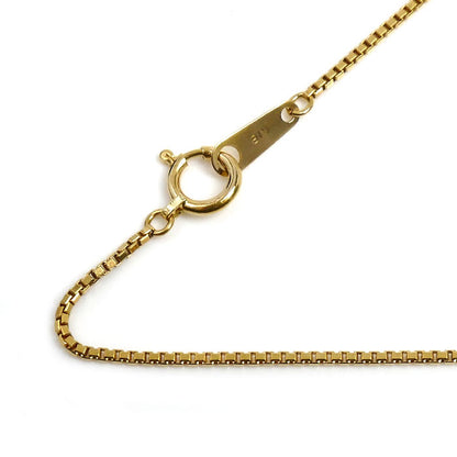 K18YG イエローゴールド ネックレス ベネチアン 5.1g 63cm レディース【中古】