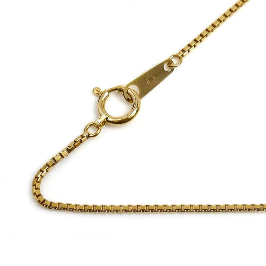 K18YG イエローゴールド ネックレス ベネチアン 5.1g 63cm レディース【中古】