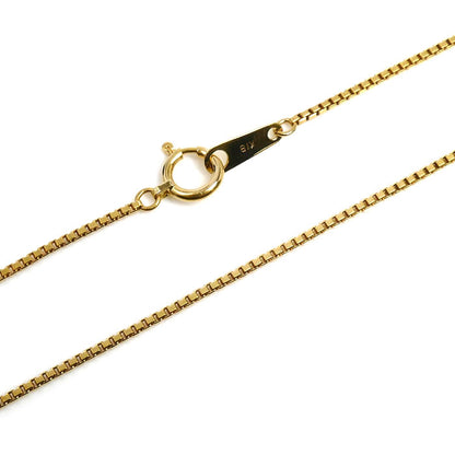 K18YG イエローゴールド ネックレス ベネチアン 5.1g 63cm レディース【中古】