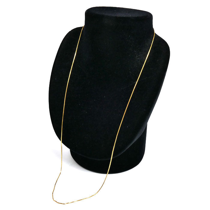 K18YG イエローゴールド ネックレス ベネチアン 5.1g 63cm レディース【中古】