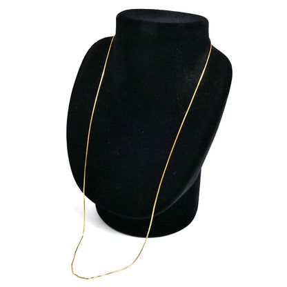 K18YG イエローゴールド ネックレス ベネチアン 5.1g 63cm レディース【中古】