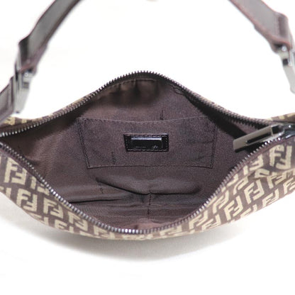 FENDI フェンディ ズッキーノ ワンショルダー ハンドバッグ ブラウン 8BR440 レディース【中古】
