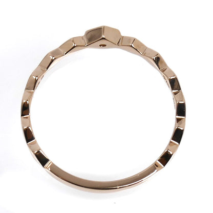 STAR JEWELRY スタージュエリー K10PG ピンクゴールド スノーライト リング・指輪 ダイヤモンド0.02ct 9号 1.1g レディース【中古】【美品】