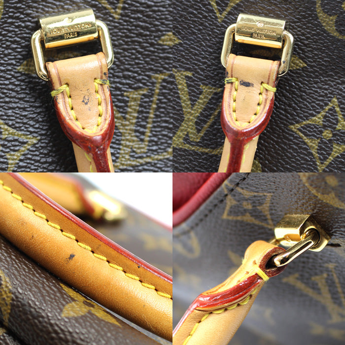 LOUIS VUITTON ルイ・ヴィトン パラス BB ショルダーバッグ モノグラム ブラウン レッド M41241 SN0165 レディース【中古】