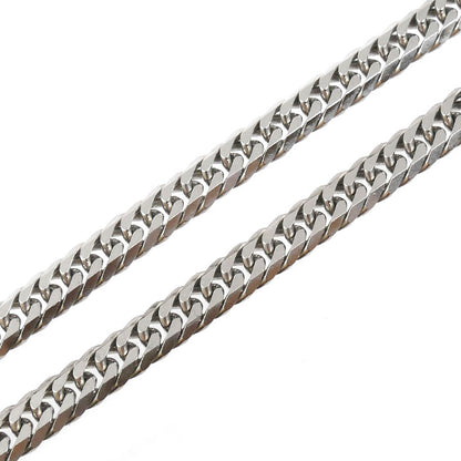 Pt850プラチナ ネックレス 喜平6面Wカット 30.1g 50cm メンズ【中古】