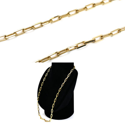 CARTIER カルティエ K18YG イエローゴールド サントス ドゥ カルティエ ミディアム ネックレス B7009000 54.7g 59cm レディース【中古】【美品】