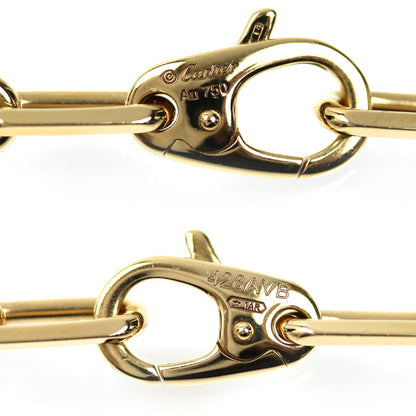 CARTIER カルティエ K18YG イエローゴールド サントス ドゥ カルティエ ミディアム ネックレス B7009000 54.7g 59cm レディース【中古】【美品】