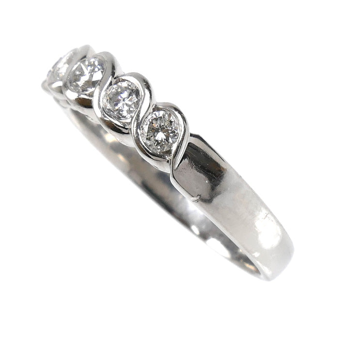 Pt900プラチナ リング・指輪 ダイヤモンド0.50ct 17号 5.9g レディース【中古】