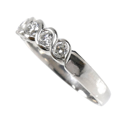 Pt900プラチナ リング・指輪 ダイヤモンド0.50ct 17号 5.9g レディース【中古】
