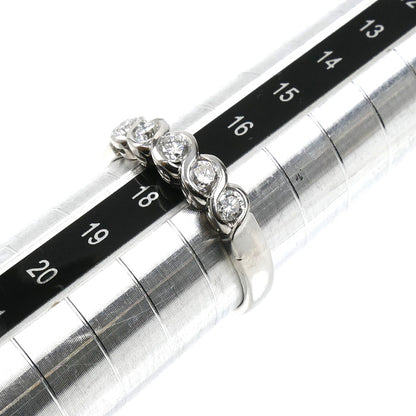 Pt900プラチナ リング・指輪 ダイヤモンド0.50ct 17号 5.9g レディース【中古】