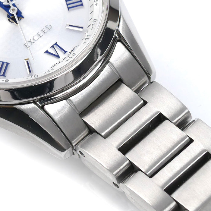 CITIZEN シチズン EXCEED エコドライブ 腕時計 ソーラー ES9370-62A 電波 レディース【中古】【極美品】