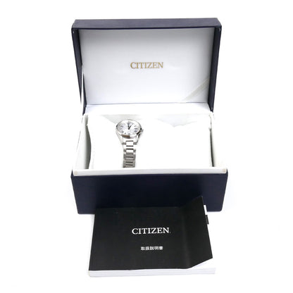 CITIZEN シチズン EXCEED エコドライブ 腕時計 ソーラー ES9370-62A 電波 レディース【中古】【極美品】