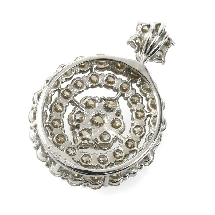 Pt950プラチナ ペンダントトップ ダイヤモンド2.00ct 3.6g レディース【中古】