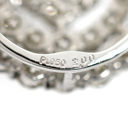 Pt950プラチナ ペンダントトップ ダイヤモンド2.00ct 3.6g レディース【中古】
