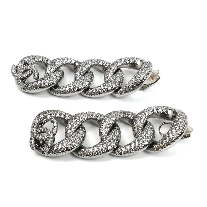 CHANEL シャネル メタル ココマーク ロングイヤリング イヤリング AB7556 54.6g レディース【中古】【美品】