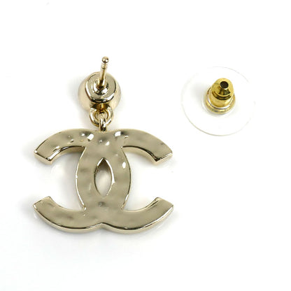 CHANEL シャネル メタル/ストラス ココマーク ラインストーン/デニムブルー ピアス ABG745 片耳 レディース【中古】【美品】