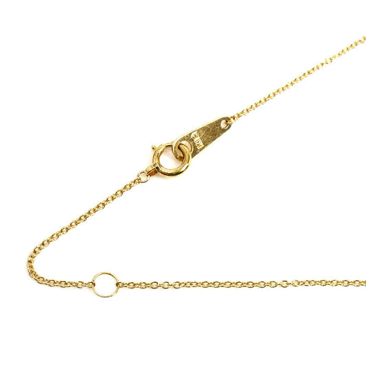 K18YG イエローゴールド ネックレス 小豆 1.3g 40cm レディース【中古】