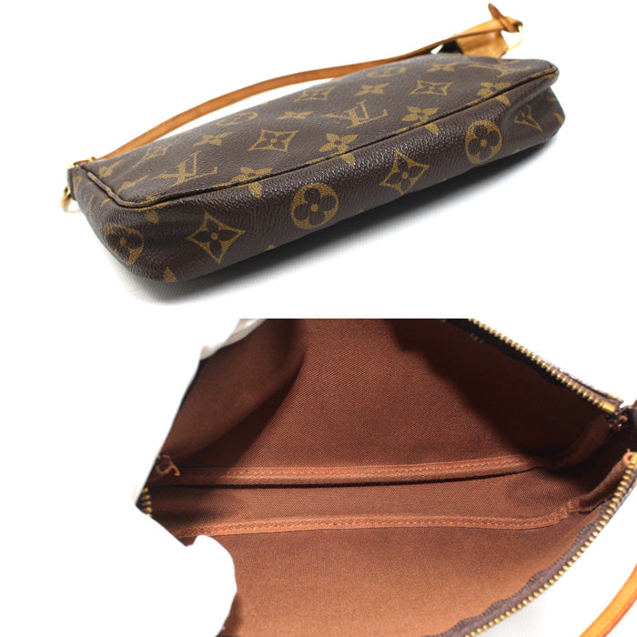 LOUIS VUITTON ルイ・ヴィトン ポシェット アクセソワール ポーチ モノグラム ブラウン M51980 VI0020 レディース【中古】