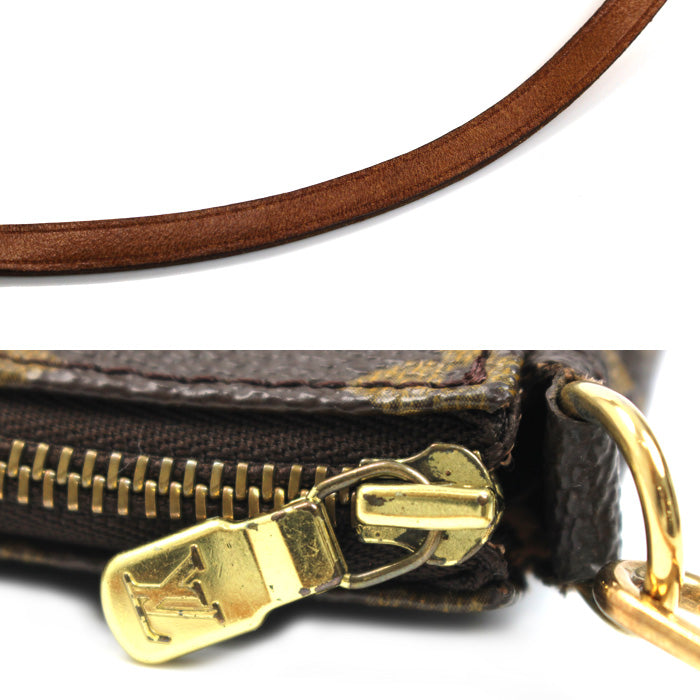 LOUIS VUITTON ルイ・ヴィトン ポシェット アクセソワール ポーチ モノグラム ブラウン M51980 VI0020 レディース【中古】