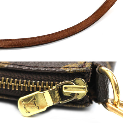 LOUIS VUITTON ルイ・ヴィトン ポシェット アクセソワール ポーチ モノグラム ブラウン M51980 VI0020 レディース【中古】