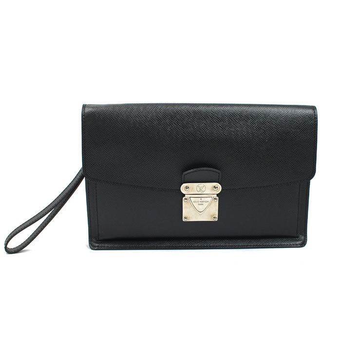 LOUIS VUITTON ルイ・ヴィトン ベライヤ セカンドバッグ タイガ ブラック M32592 CA3008 メンズ【中古】