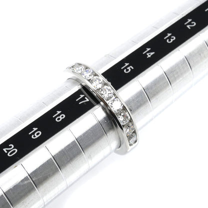 TIFFANY&Co. ティファニー Pt950プラチナ ハーフエタニティ リング・指輪 ダイヤモンド 16号 7.7g レディース【中古】【美品】