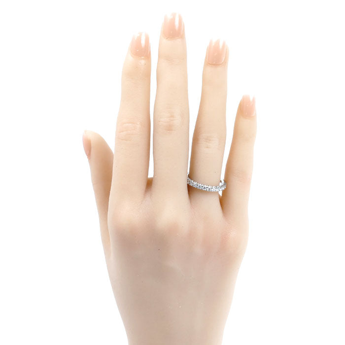 CARTIER カルティエ Pt950プラチナ エタンセル ドゥ カルティエ ハーフエタニティ リング・指輪 B4216351 ダイヤモンド 11号 51 4.4g レディース【中古】
