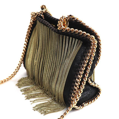 Stella McCartney ステラマッカートニー ファラベラ タイニー ショルダーバッグ ブラック 391698 W9747 1000 訳アリ品 レディース【中古】