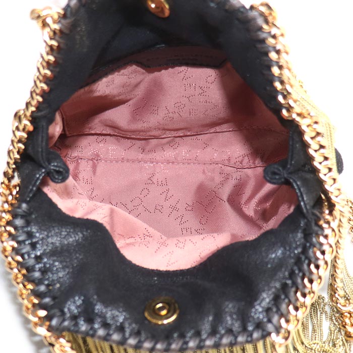 Stella McCartney ステラマッカートニー ファラベラ タイニー ショルダーバッグ ブラック 391698 W9747 1000 訳アリ品 レディース【中古】