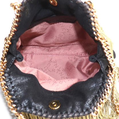 Stella McCartney ステラマッカートニー ファラベラ タイニー ショルダーバッグ ブラック 391698 W9747 1000 訳アリ品 レディース【中古】