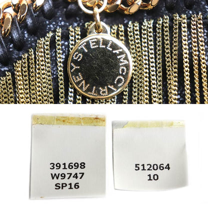 Stella McCartney ステラマッカートニー ファラベラ タイニー ショルダーバッグ ブラック 391698 W9747 1000 訳アリ品 レディース【中古】